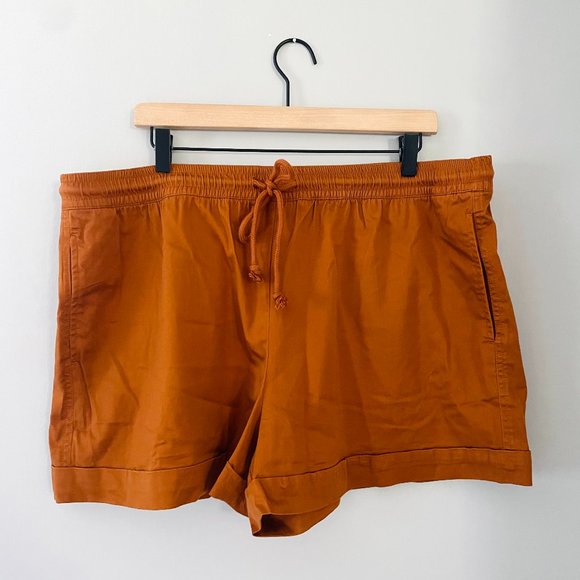 LOFT Pants - NWT Womens Lou + Grey Burnt Orange Shorts (XL)